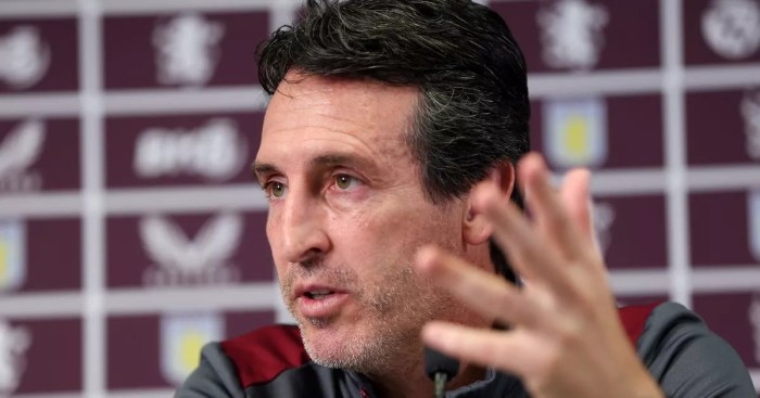 Unai Emery looks ahead to Cherries clash