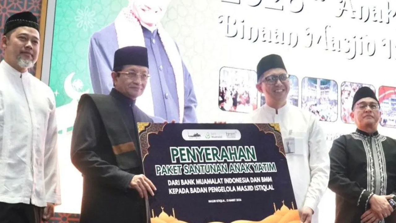 Bank Muamalat dan BMM Salurkan Santunan untuk 2.026 Anak Yatim